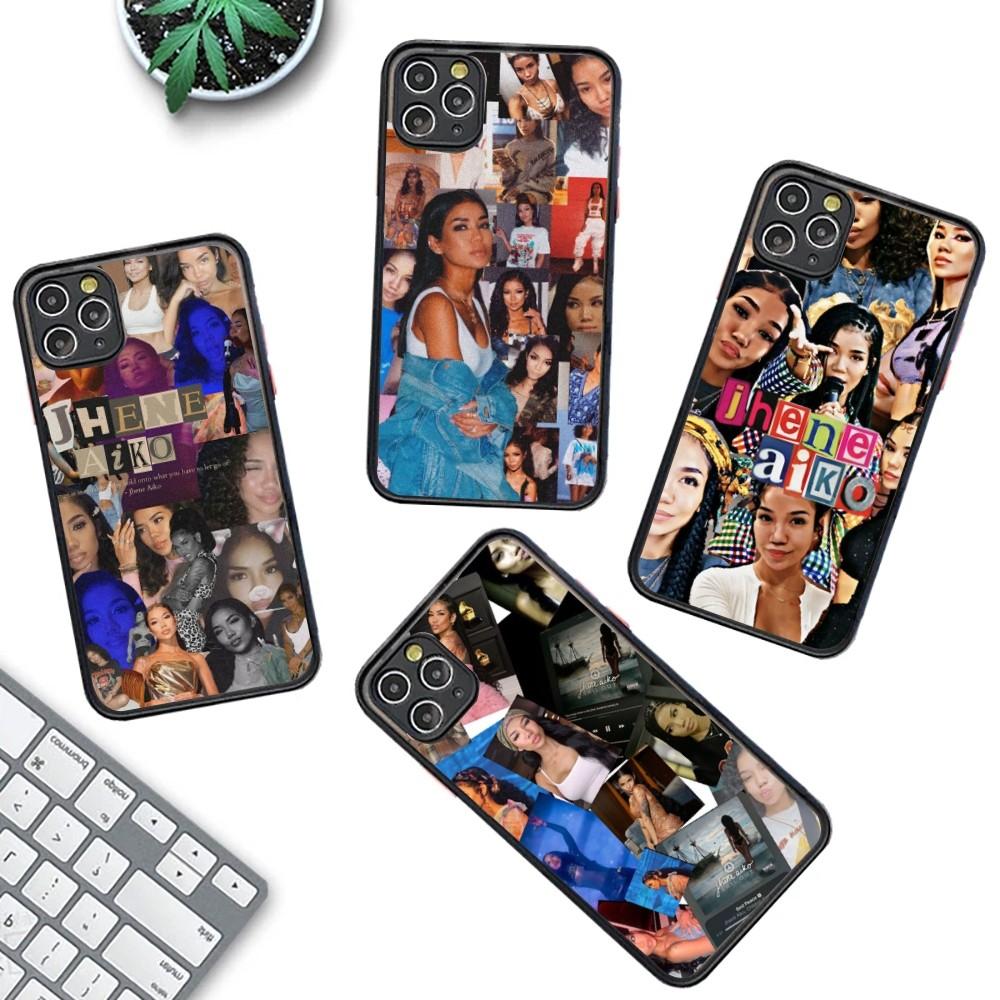 Sängerin J-Jhene-Aiko Handyhülle Für IPhone 14 11 12 13 Mini Pro Max 8 7 Plus X XR XS MAX Durchsichtige Matte Hülle