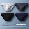 Langsha Men's Cotton Antibacterial Mid-Waist Briefs