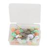 200pcs Flower Head Sewing Pins Multicolor Quilting Pins Versatile Straight Pins  For Household DIY