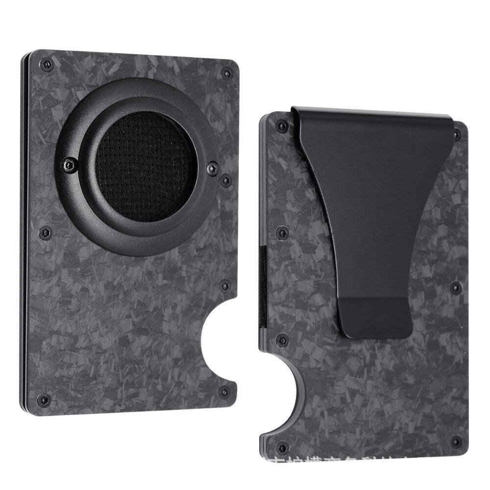 Forged Carbon Fiber RFID Blocking Metal Card Holder