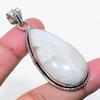 Natural Moonstone Gemstone Handmade 925 Sterling Silver Pendant 2.17" AP-14719