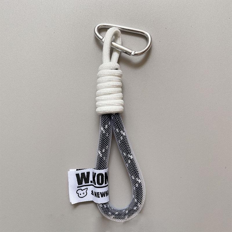 Creative Iridescent Braid Rope Keychain For Backpack Pendant Accessorie Hanging Cord Jewelry