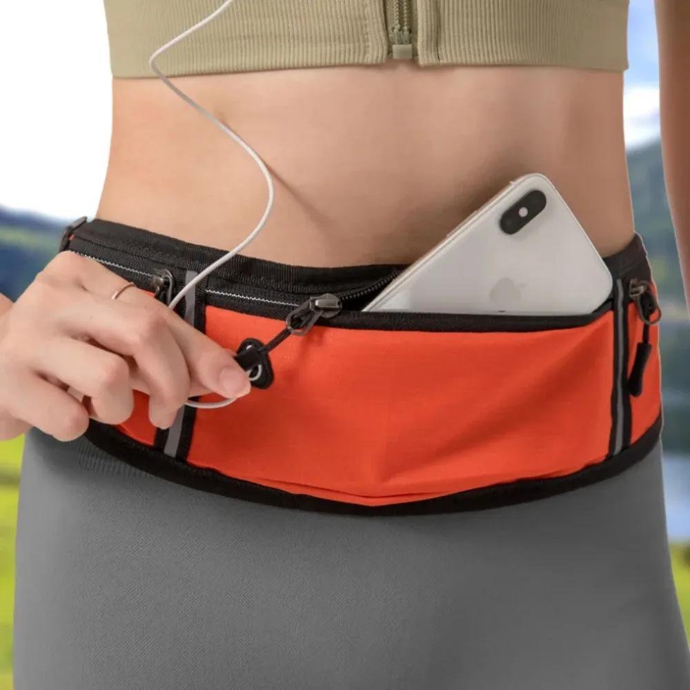Pochete esportiva profissional para corrida, cinto, capa para celular, homens, mulheres, bolsa escondida, academia, bolsa esportiva, cinto de corrida, pochete