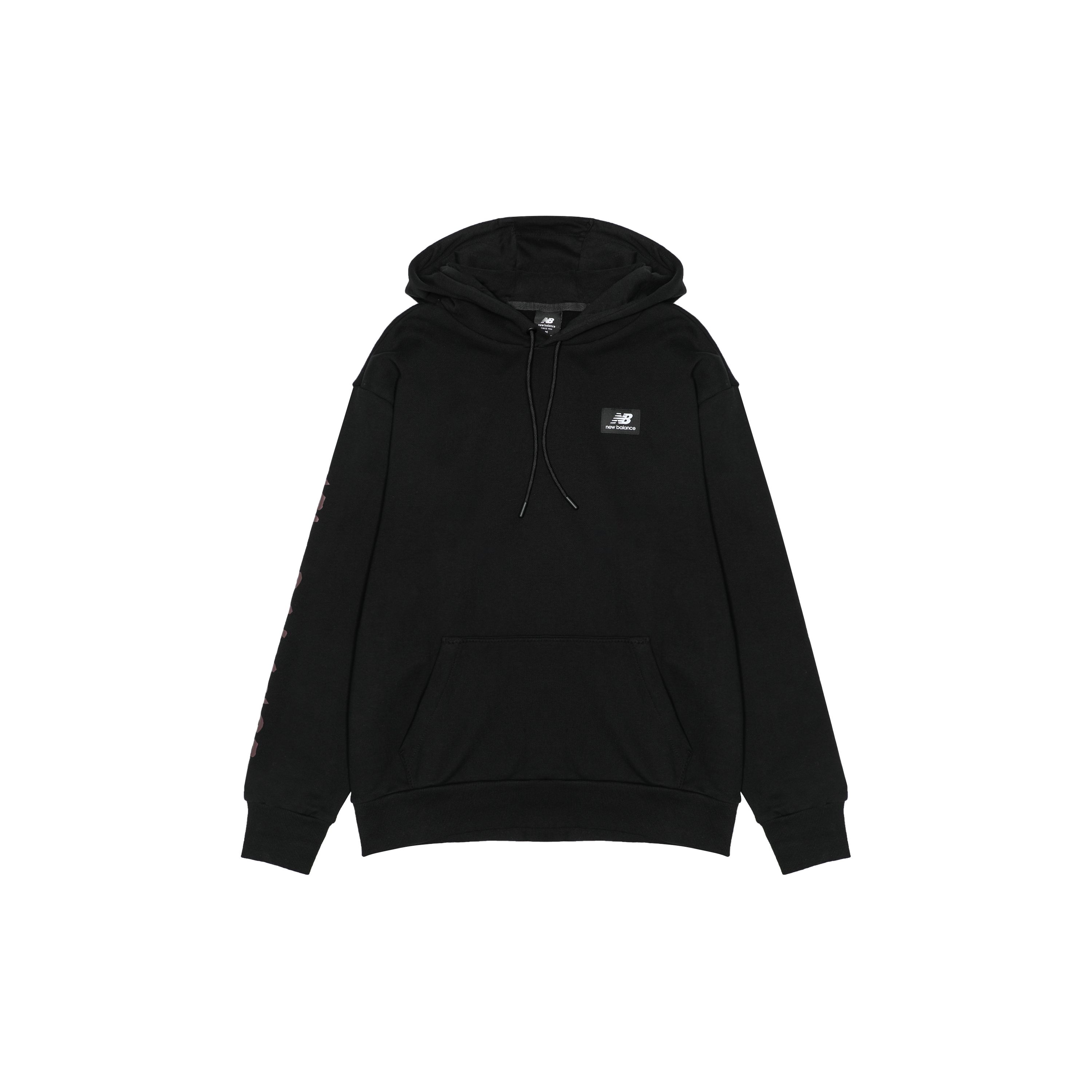 

Мужская толстовка с капюшоном New Balance с вышитым логотипом, черная MT23506-BK