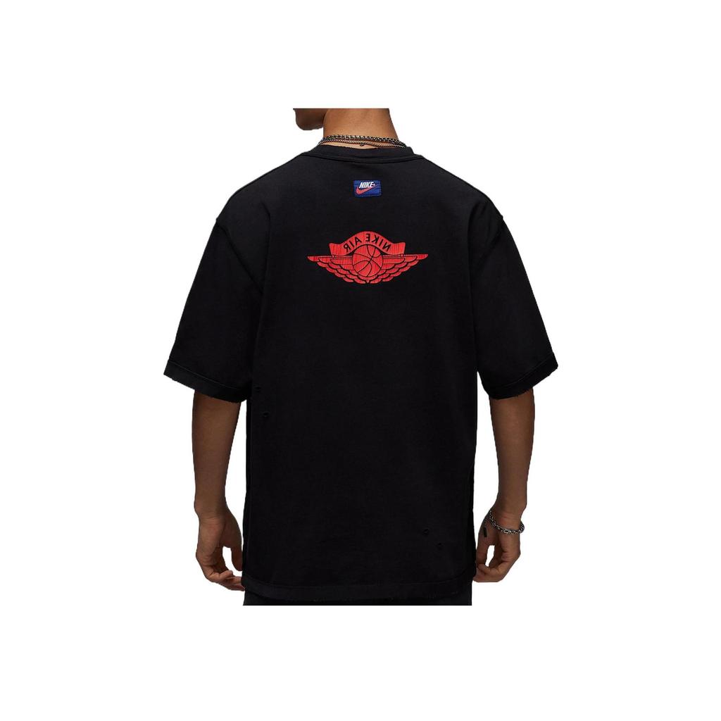 Jordan Air Rare Comfortable Soft Fashionable Versatile Short Sleeve T-Shirt Men Tops Black IB3131-010