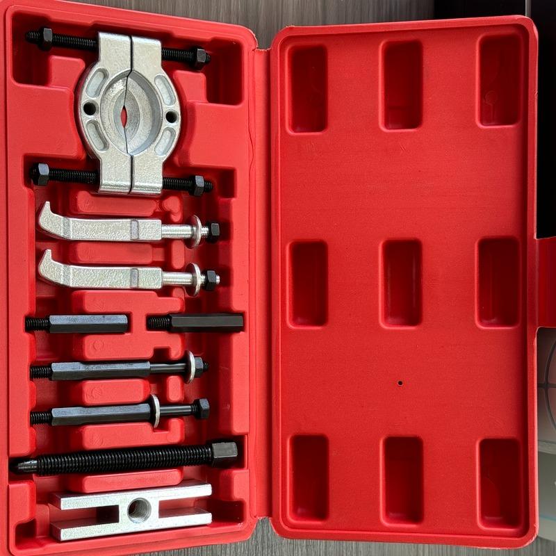 9Pcs Bearing Separator Tool Set Heavy Duty Bearing Puller Kit for Engine Transmission Repair Universal Precision Auto Tools