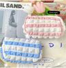 Candy Designer Plaid Soft Cosmetic Bags Large Capacity Makeup Organizer Brushes Eyebrow Pencils Stationery Storage Bag