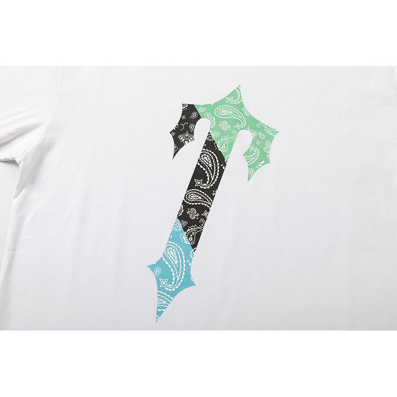 641 Trapstar London 2025 Sommer Neues hochwertiges Rundhals-T-Shirt aus Baumwolle in großer Größe für Männer und Frauen, Paar-T-Shirt