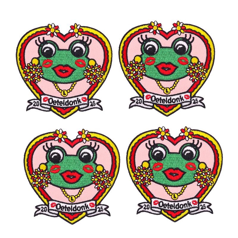 10pcs /Lots Netherland Carnival Patch Netherland Oeteldonk Emblem Full Embroidered Patches Iron On Patches For Clothing Sew Diy 
