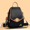 Schoolbag Backpack Women's Premium Sense Large Capacity Travel Commuter Multifunctional Unisex Backpack Oblique Span Temperament Trend Bag