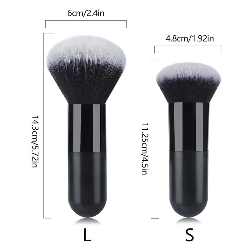 1Pcs Big Size Makeup Brushes Cream Foundation Powder Brush Soft Face Blush Brush Professional Large Cosmetics Make Up Tools