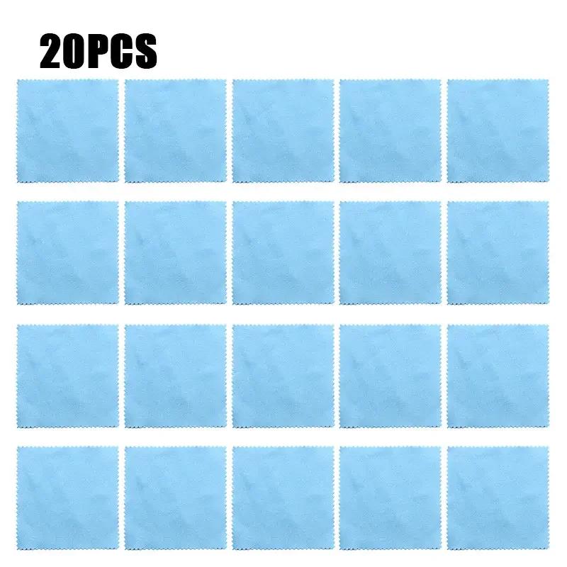 5/30PCS Car Ceramic Coating Sponge Applicator Glass Nano Wax Coat Sponges Blue Square Sponge and Cloth Car Cleaning Brush