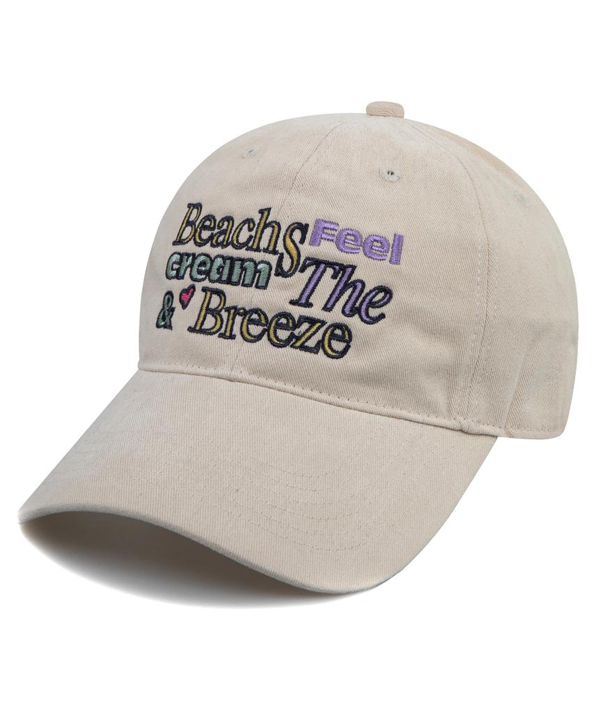 Bichiseuaenkeulim Breeze Cotton Ball Cap-Light Beige