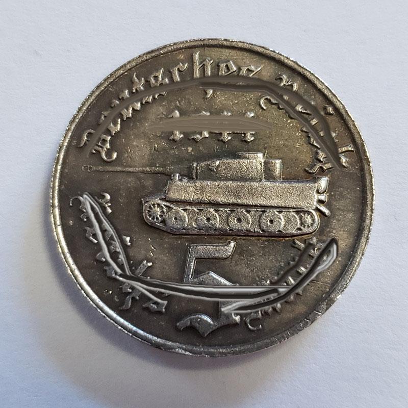 German Tank Commemorative Coins Collection Souvenir