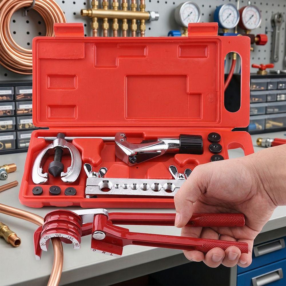 7-Hole Flaring Flare Kit Cutter Copper Tube Tool Set Pipe Flaring Kit Brake Tube Repair