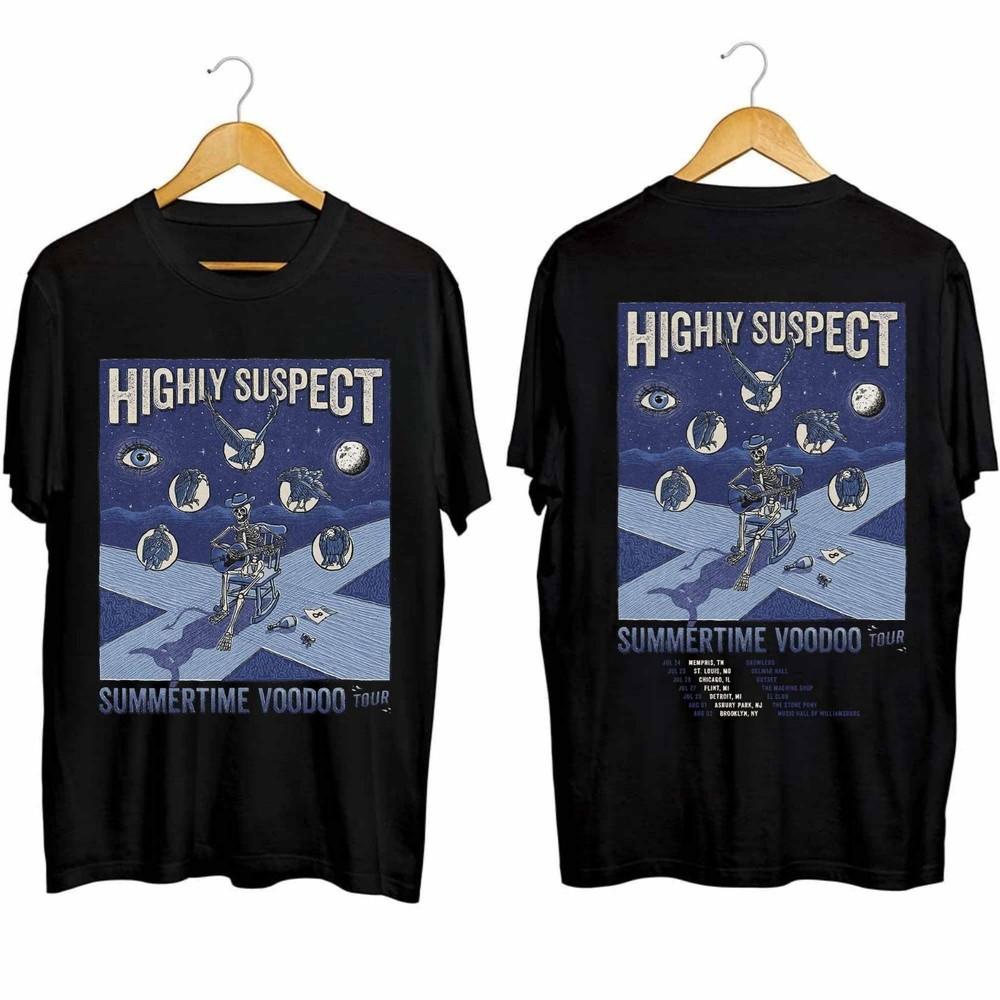 Highly Suspect Summertime Voodoo 2024 Tour Shirt new new Unisex T-Shirt S