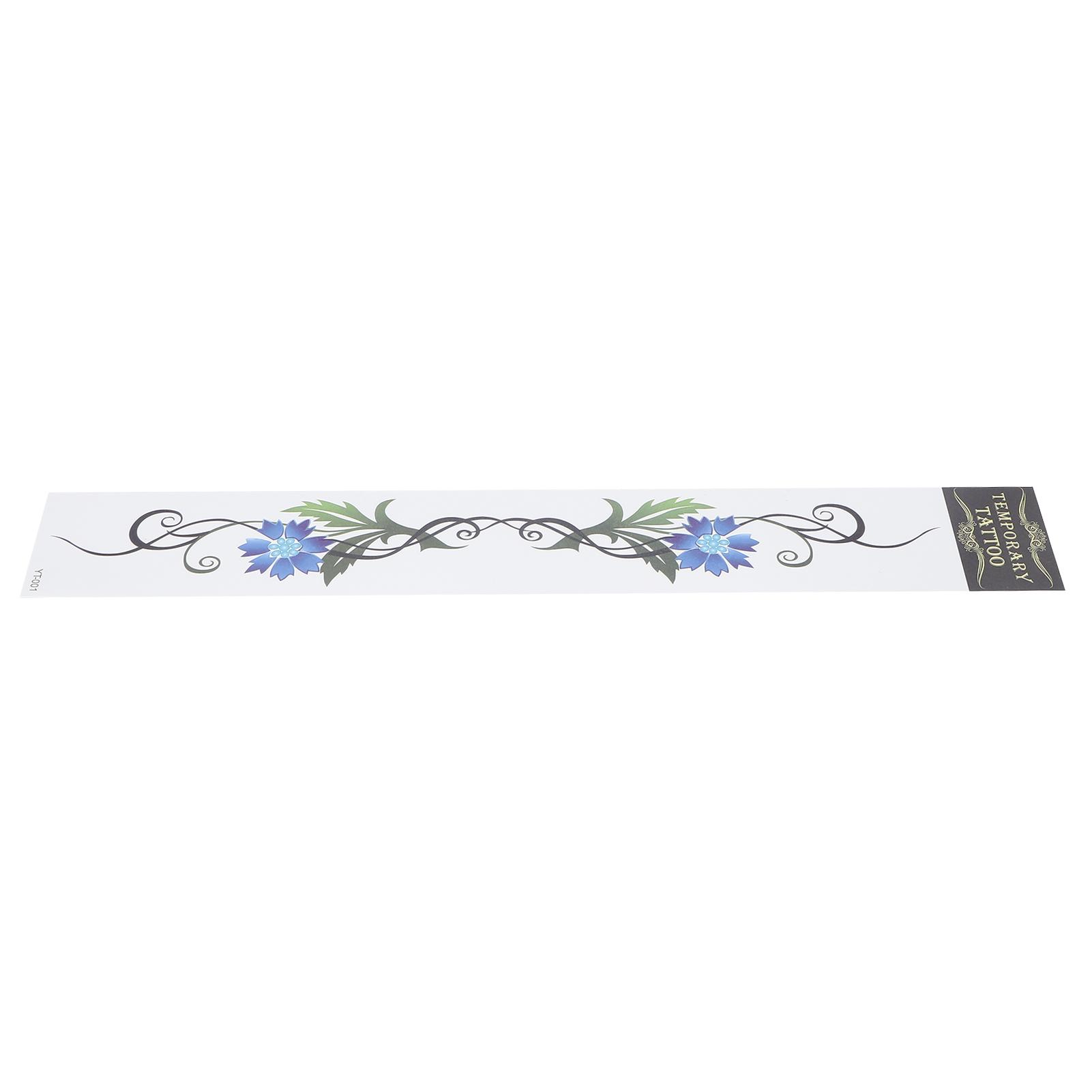 

Flower Pattern Belly Tattoo Stickers Temporary Waterproof Tattoo Stickers for Women GirlsYT-01