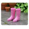 2 Pieces Doll Rain Boots Booties Silicone Outfit Change Realistic Fit for BJD OB11