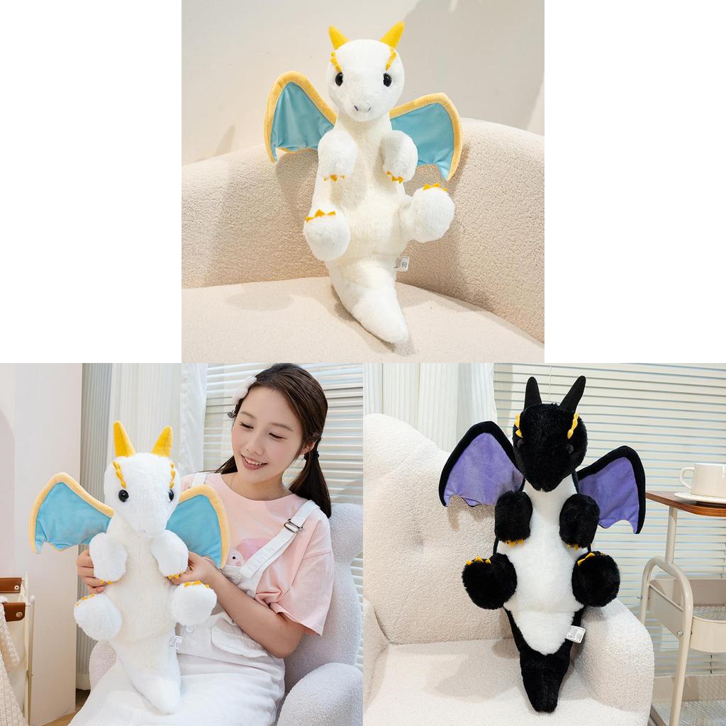 Dreamy Dragon Plush Toy With Feather Fill For Kids And Collectors