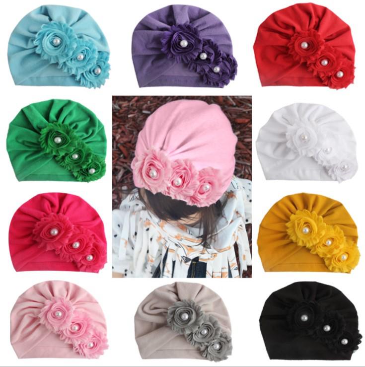 Sunflower Diamond Baby Hat - Solid Color
