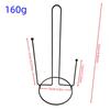 Wrought Iron Kitchen Paper Towel Holder: Black Nordic Minimalist Design for Dining Table or Countertop.
