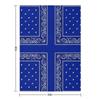 Blue Bandana Throw Blanket Multi-Purpose Softest Picnic Soft Blankets