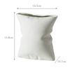Elegant French Cream Ceramic Vase for Flowers, Light Luxury Home Decor Ornament