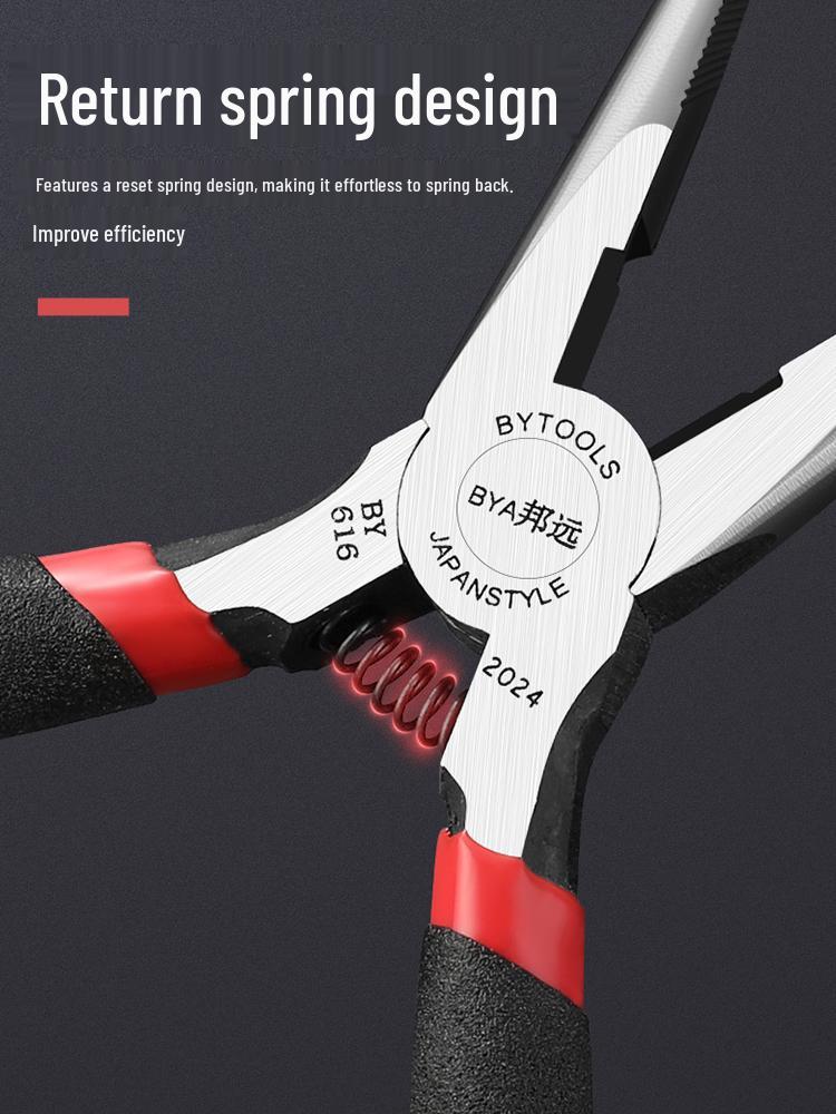 5" & 6" Premium Needle-Nose Pliers Set for Jewelry - Round, Bent, Flat Nose, Toothless Mini Pliers