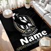 Custom Name Personalized Football Club Print Carpet, Versatile Home Decor Rug, for Playroom, Apartment, Balcony, Entryway, Hallway Gift