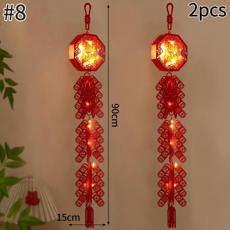 New Year's Eve Decorations Chinese New Year Decoration 2026 Decorative Lanterns Horse Year Pendant Agenda 2026