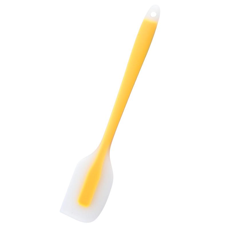 2 Size Flexible Silicone Scraper Heat Resistant Non-stick Translucent Cream Mixing Spatula Kitchen Must-have Gadget