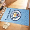 Manchester City Personalized Name Carpet Suitable for Balcony Game Room Outdoor Kitchen Antislip Carpet Decorate Offices