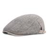 Plaid British Style Woolen Beret Cotton Painter Cap Fashion Newsboy Hat  Outdoor