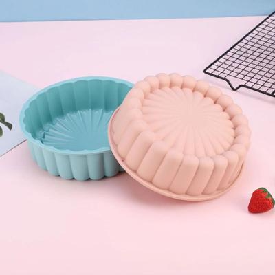 Charlotte Forma na dort Nepřilnavá silikonová kulatá forma na dort pro cheesecake čokoládové dorty duhové dorty koláče koláče chléb pěnu snadno čistit odolná pečicí forma