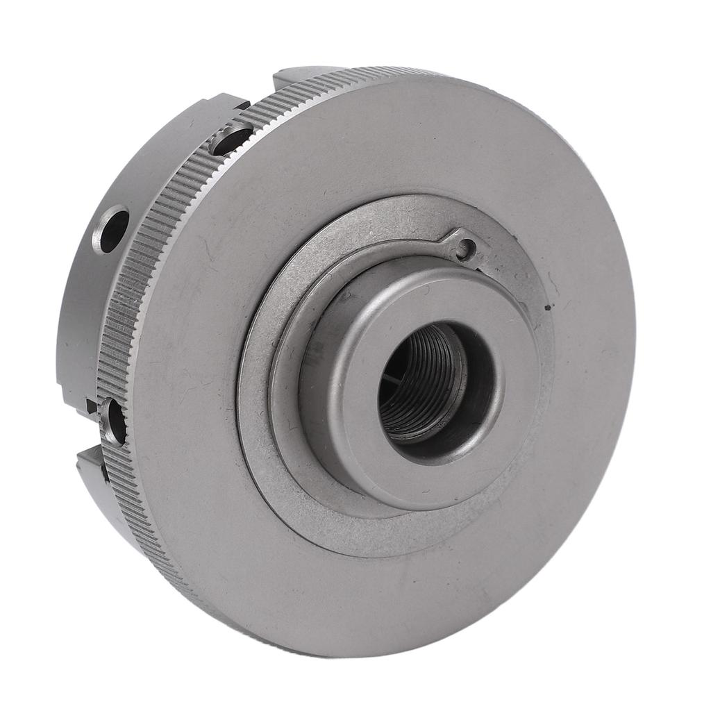 2,5 Zoll 4-Backen-Drehfutter, umkehrbares selbstzentrierendes Spannfutter mit 2 Hebeln, Spannwerkzeug für die Holzbearbeitung