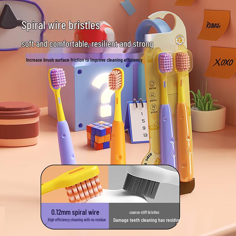 Nongtuo Cute Cheese Kids' Soft Bristle Toothbrush