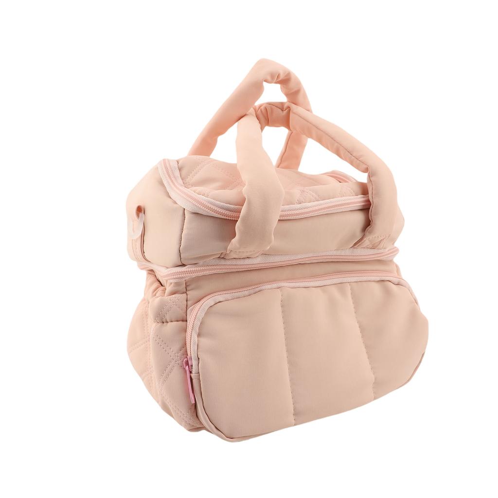 Double Deck Insulated Lunch Box Quilted Lkproof Reusable Large Lunch Cool  For Work Picnic Travel Ml Prep