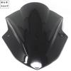 Panda Shop Motorcycle Double Bubble Screen for Kawasaki Ninja 250 (Black)