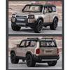 1/32 Toyota 2024 PRADO Land Cruiser Alloy Car Model Diecast Metal Off-road Vehicles Car Model Sound and Light Childrens Toy Gift