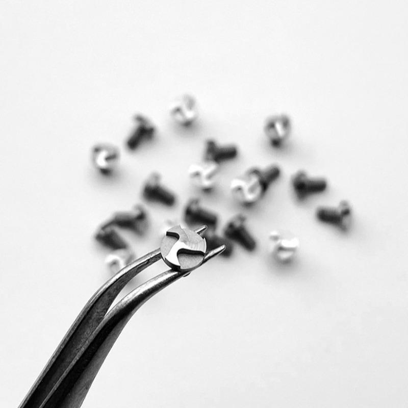 Customized M2.5 Windmill Head Screws for DIY Folding Knife Modification Accessories Stainless Steel Knife Handle Screws-4pieces