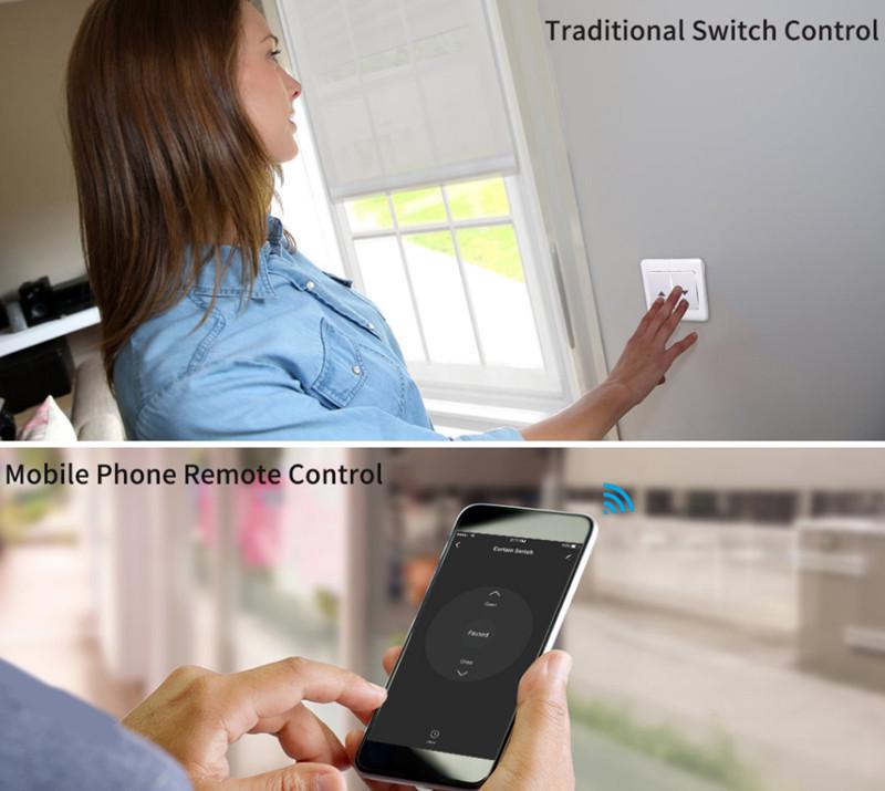 Graffiti WiFi Smart Mini Curtain Module with Alexa Voice Control & Timer