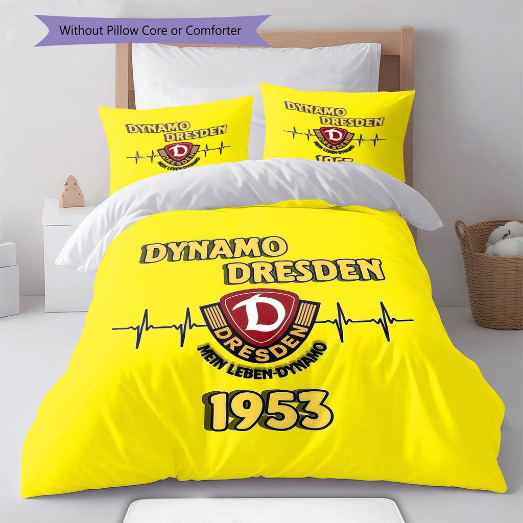 Dynamo Dresden Pattern Bedding,Quilt Set Quilt Cover Pillowcase Home Birthday Gift(1 * duvet cover + 2 * pillowcase, without core)