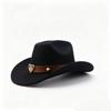 Popular bull head jazz hat new western cowboy hat with windbreak rope hat felt hat outdoor sun protection hat