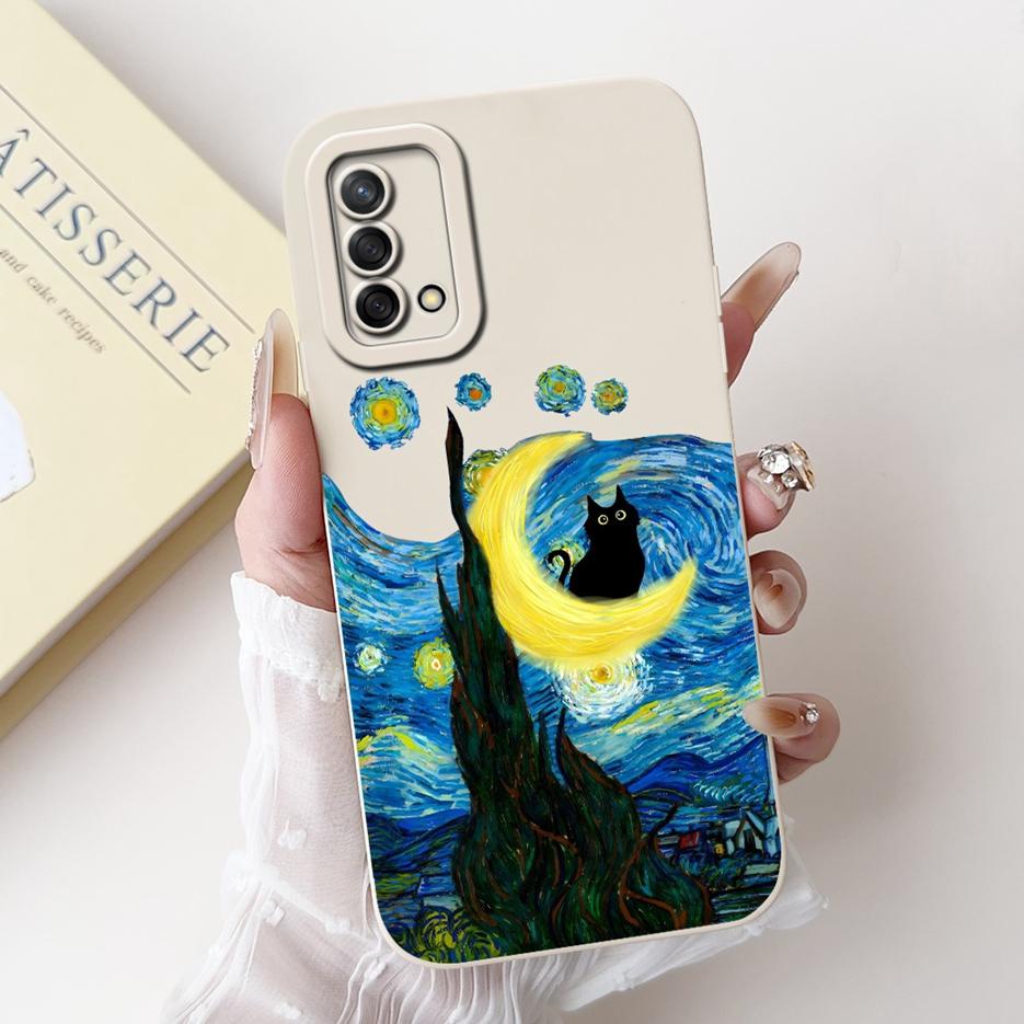 For Oppo A74 4G Case Oppo A54 A94 Stylish Candy Painted Cover Shockproof Phone Cases For Oppo A94 A 54 74 OppoA54 OppoA74 Bumper