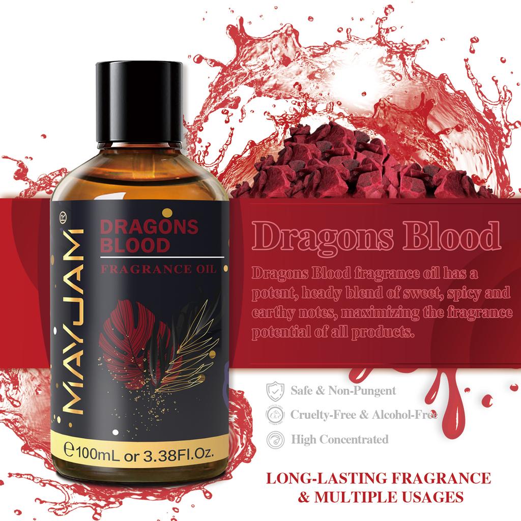 MAYJAM 100ML/3.38FL.OZ smaržu eļļas, ķiršu mango kokosriekstu un vaniļas ēteriskās eļļas aromterapijas difuzoriem Spa jogas ziepju sveču izgatavošanai