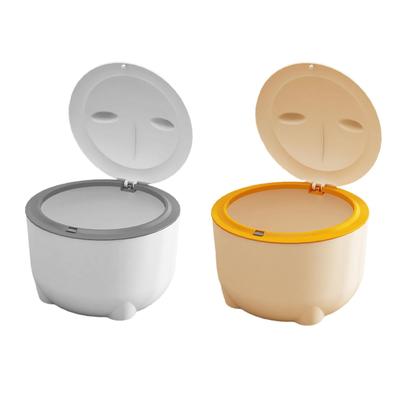 Cat Litter Trash Can with Lid Kitty Litter Tray for Cats Small Animals