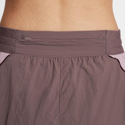 Women's Shorts Nike Running Shorts Women's Tattoo/Light Purple Or/Burgundy Moderate