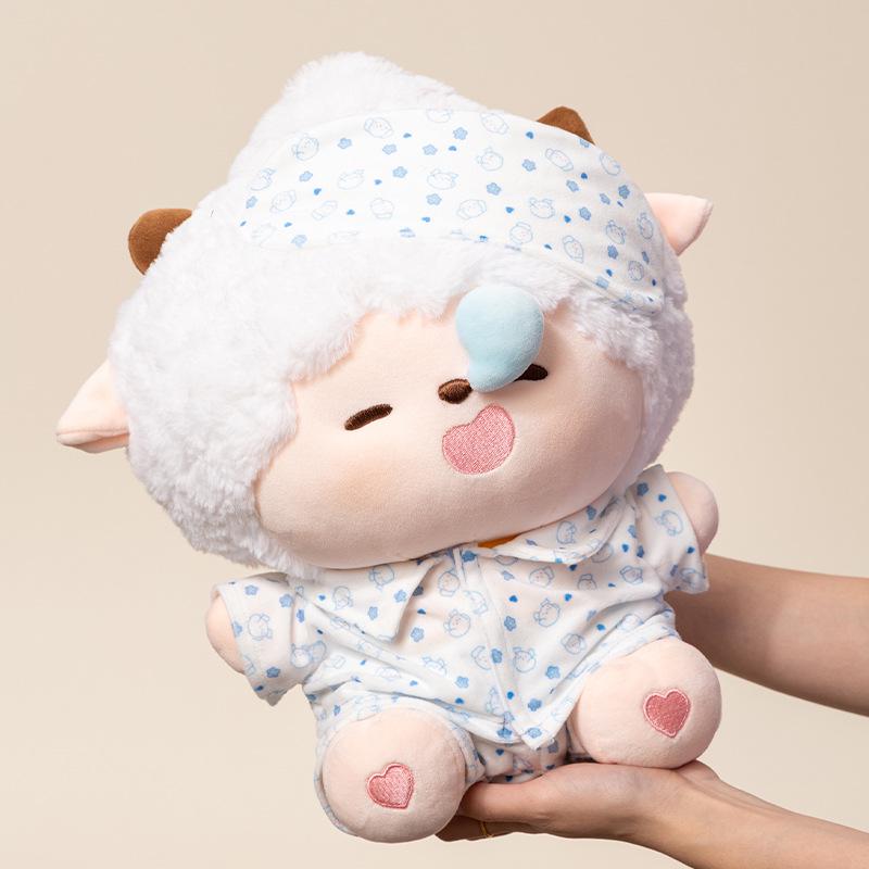 Pleasant Goat & Big Big Wolf Pajama Series Lazy Goat Plush Doll Gift