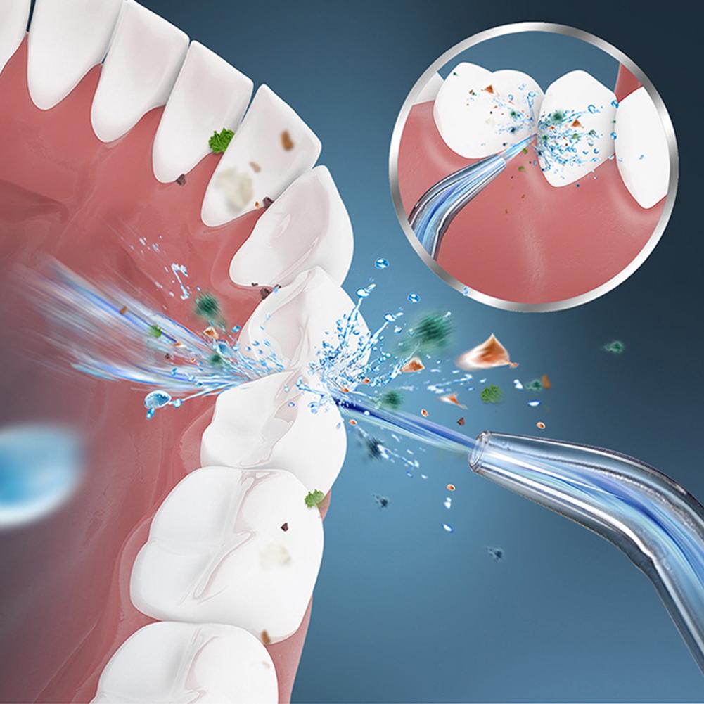 Oral Irrigator Cordless Water Flosser Portable Water Dental Flosser Water Teeth Cleaner for Home Travel
