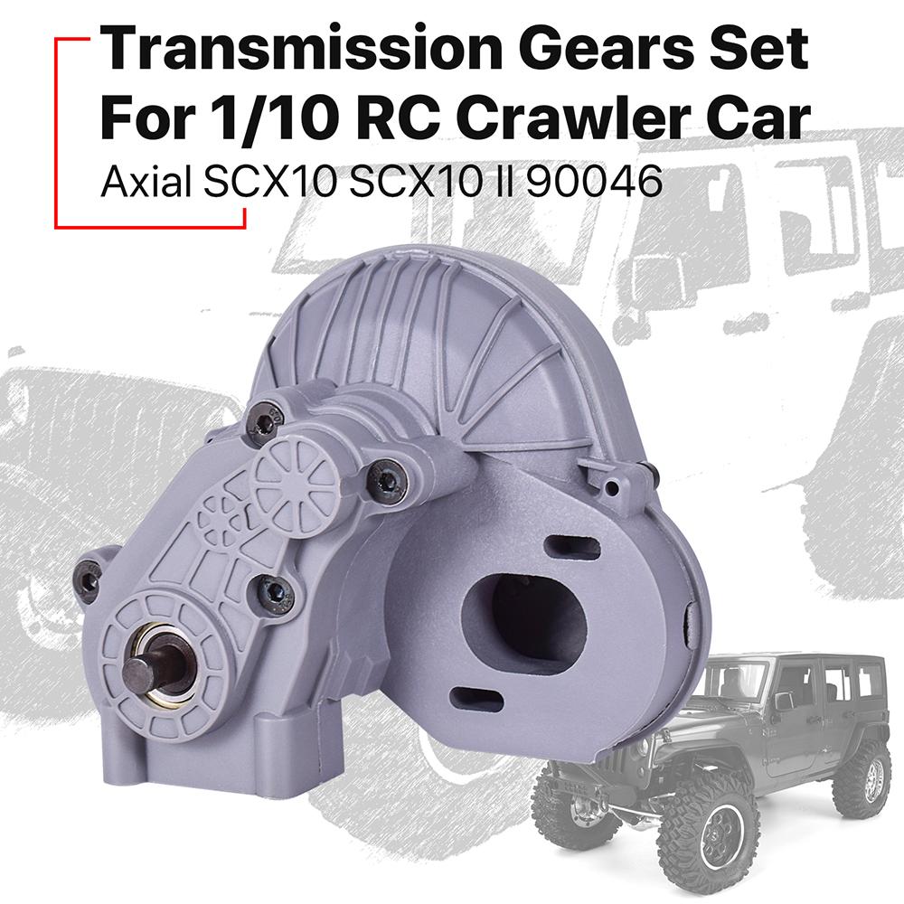 

Complete Gearbox Transmission Gears Set for 1/10 RC Crawler Car Axial SCX10 SCX10 II 90046 Upgrades Part 3.17mm Motor Shaft